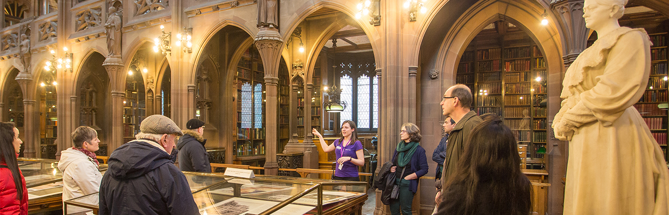 Tour in historical reading room