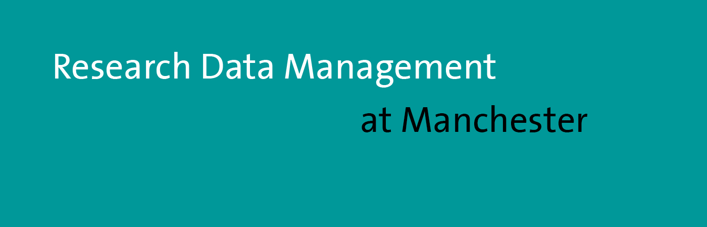 Research Data Management at Manchester