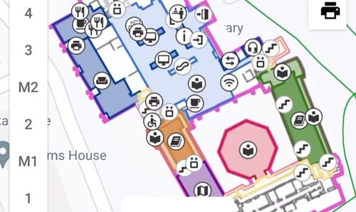 Interactive map of Main Library
