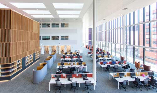 Eddie Davies Library interior