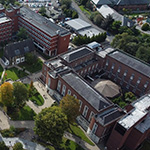 Main Library exterior from above