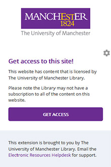 Library Access screenshot