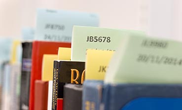 Shelf of books