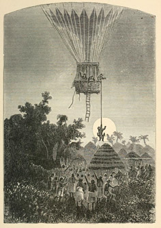 Jules Verne's Five Weeks in a Balloon (New York, 1869), pp. 118-9.