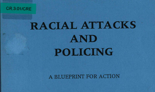 Racial attacks and policing: A blueprint for action - report cover