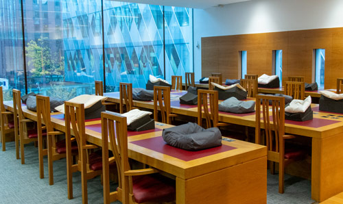 Interior of Special Collections reading room