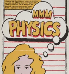 Women and Physics poster, University of Manchester, 1980s.