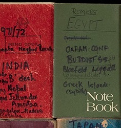 Humanitarian notebooks from the collection