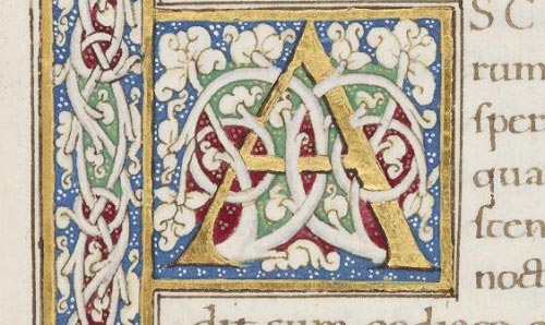 Letter 'A' from the Special Collections