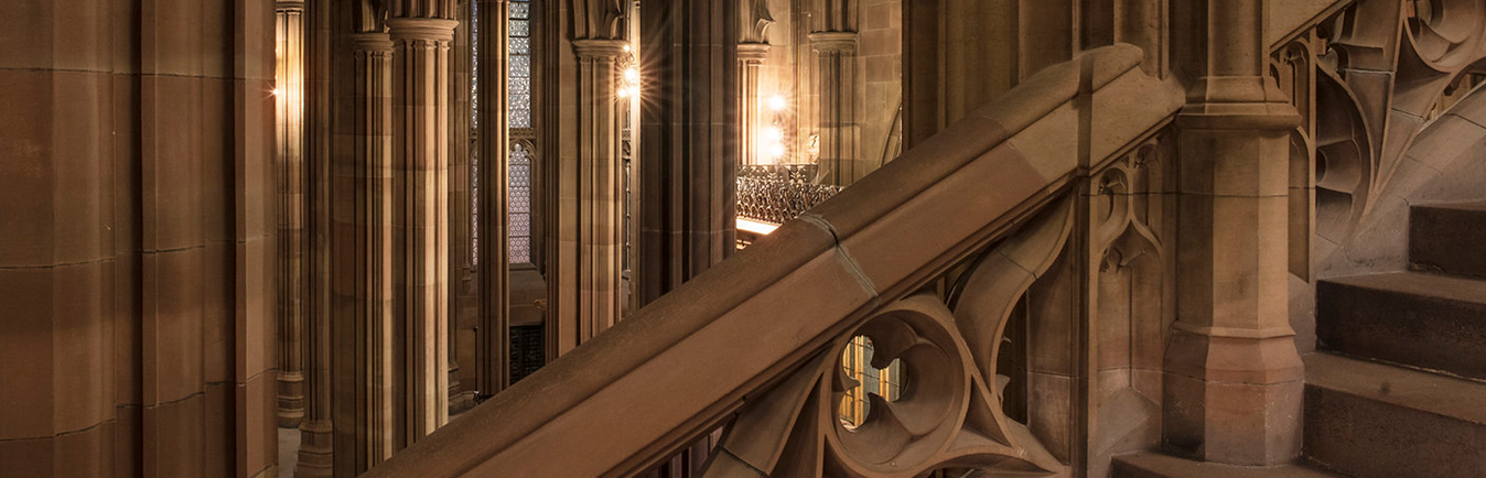 Interior of Rylands staircase