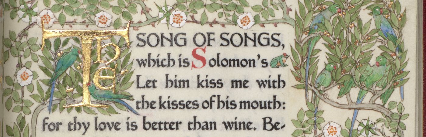 Song of Songs. Ashendene Press, 1902. Illuminated by Florence Kingsford Ref. R10771 
