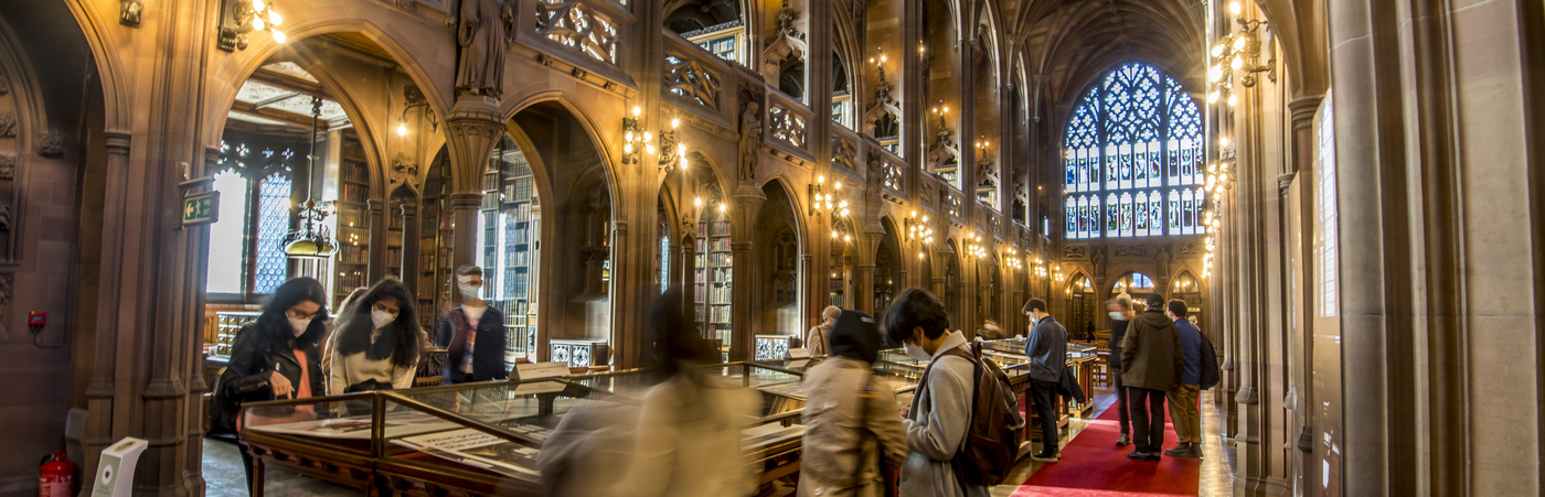 Visitors in the Historic Reading Room
