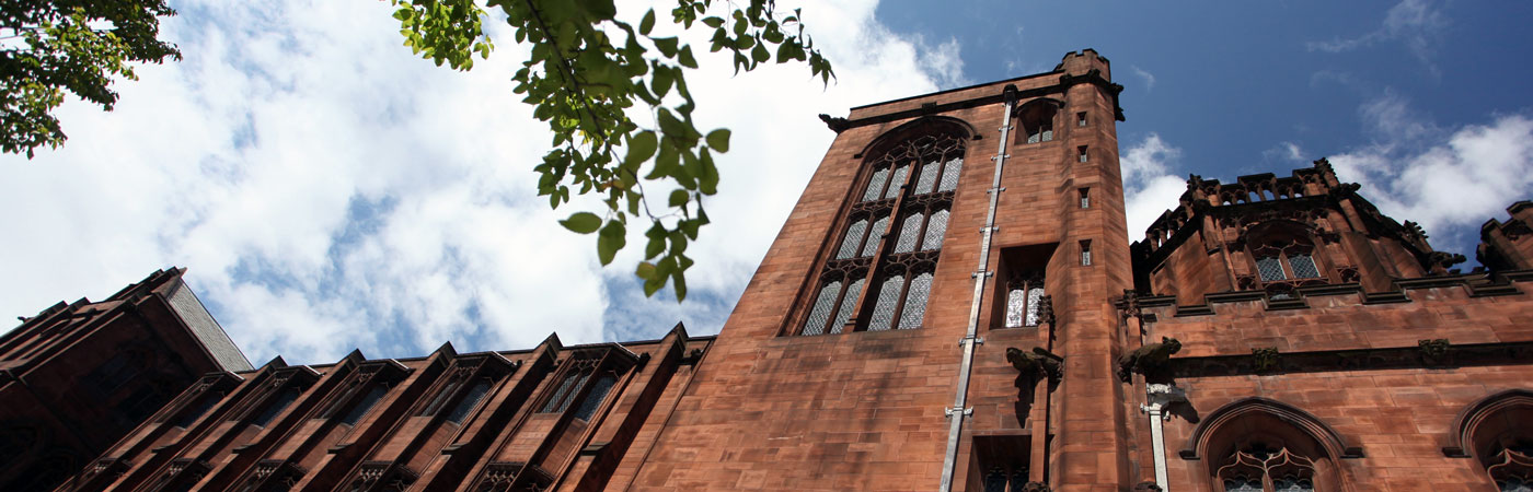 The John Rylands Library entrance