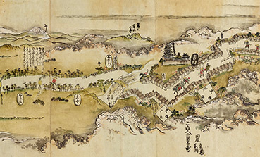 A map from the Edo period