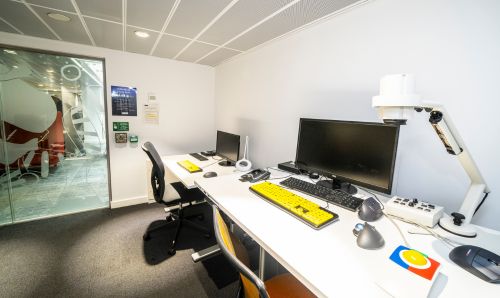 PC and other equipment within the DASS room in AGLC