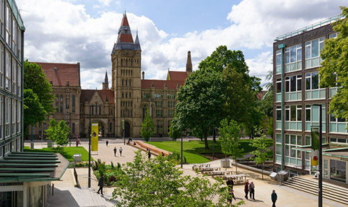 University of Manchester Oxford Road campus exterior